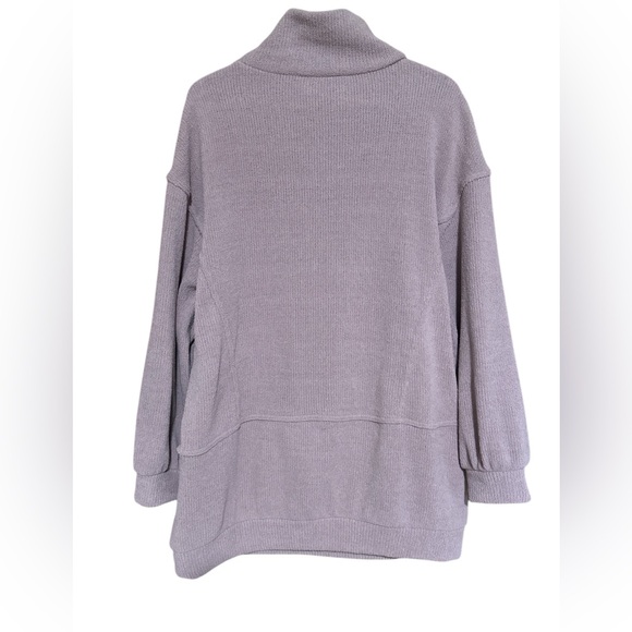 Free People FP Beach Ronda Tunic Sweater, Mock Neck size S oversized fit - Picture 5 of 11